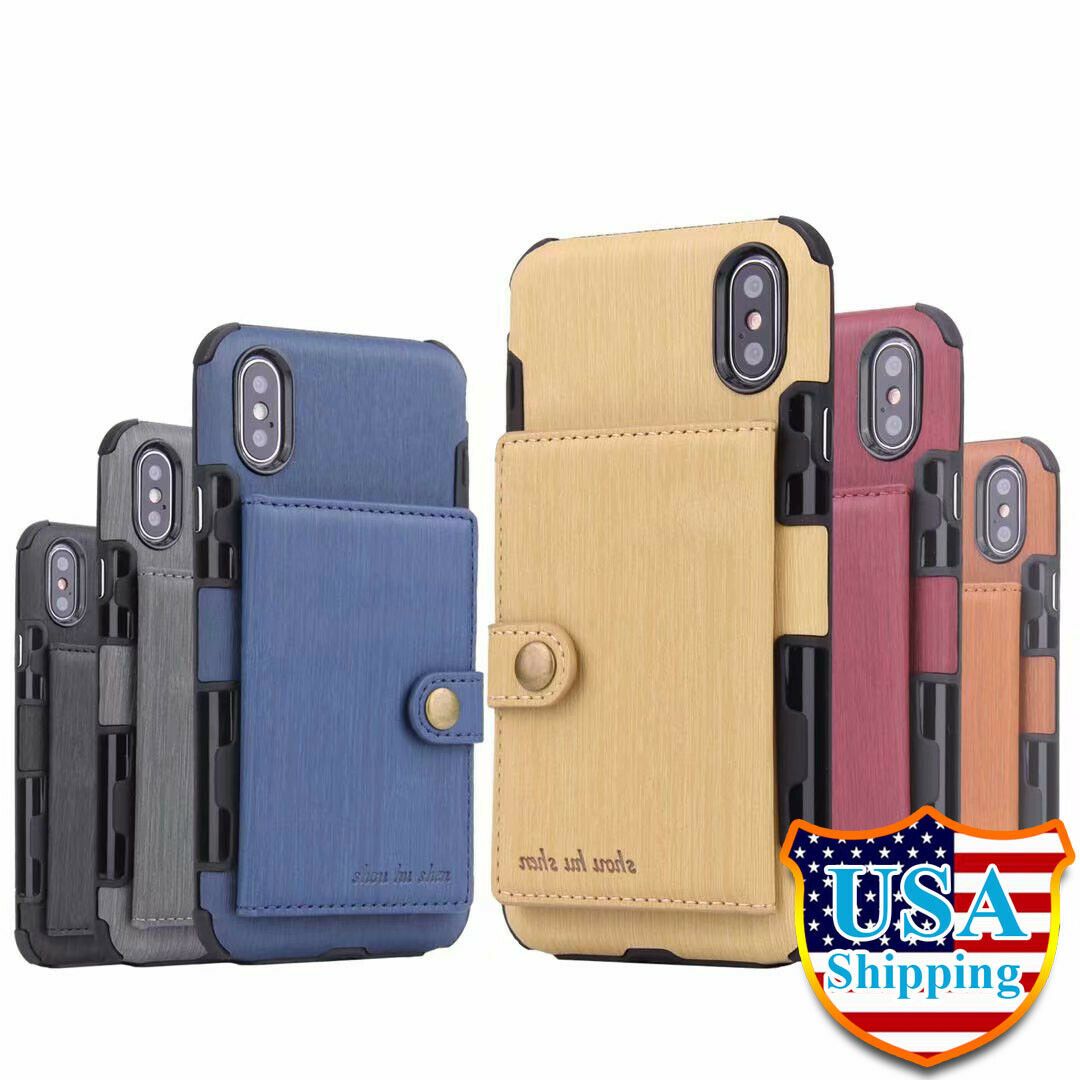 For iPhone 11 Pro XS MAX/ XR X 6 7 8 Plus Wallet Leather Case Card Holder Cover hotgadgetbayhotgadgetbay 