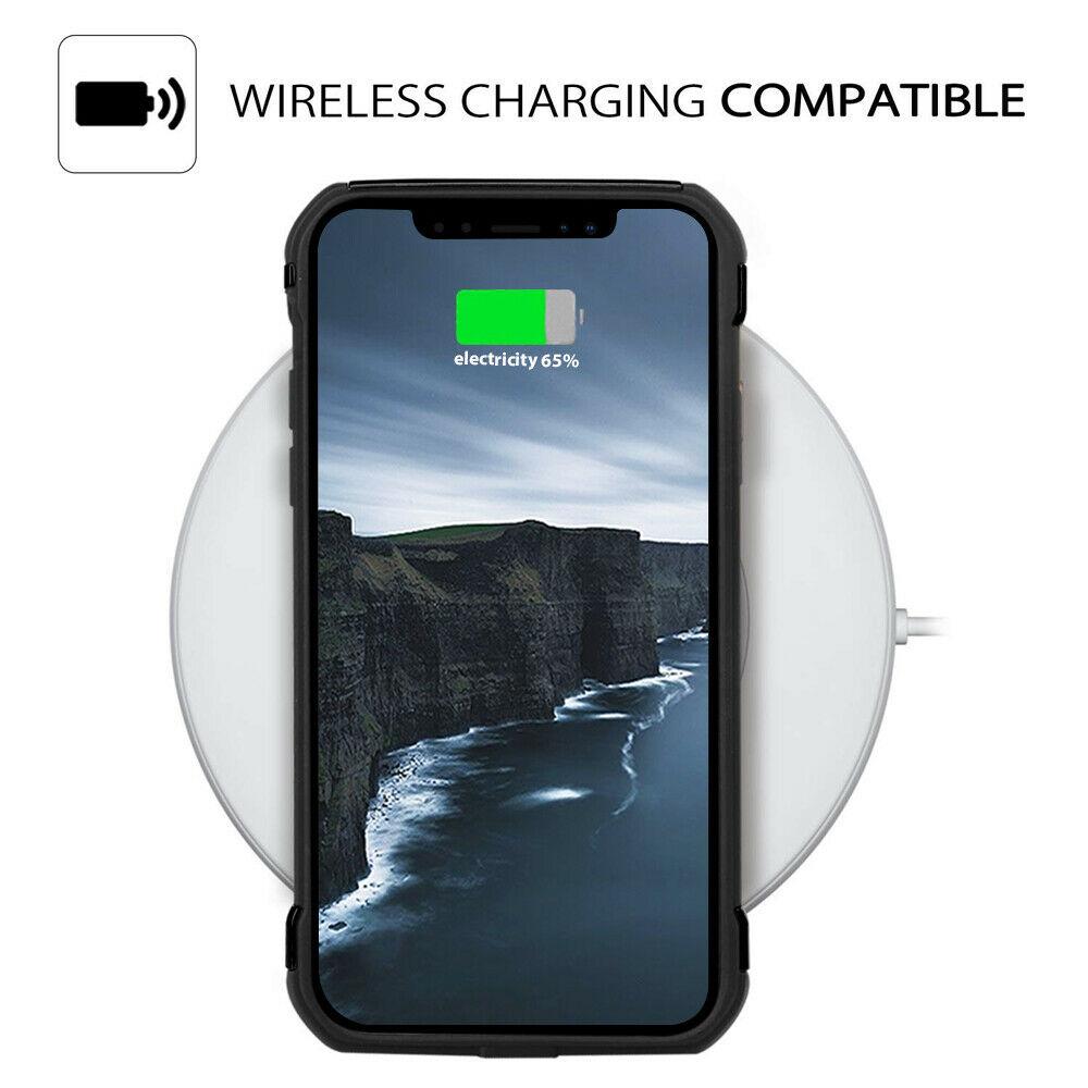For iPhone 11/Pro/Max/XS Max/XR/X/8/7/Plus Carbon Fiber Hard Case+Tempered Glass dz-techdz-tech 