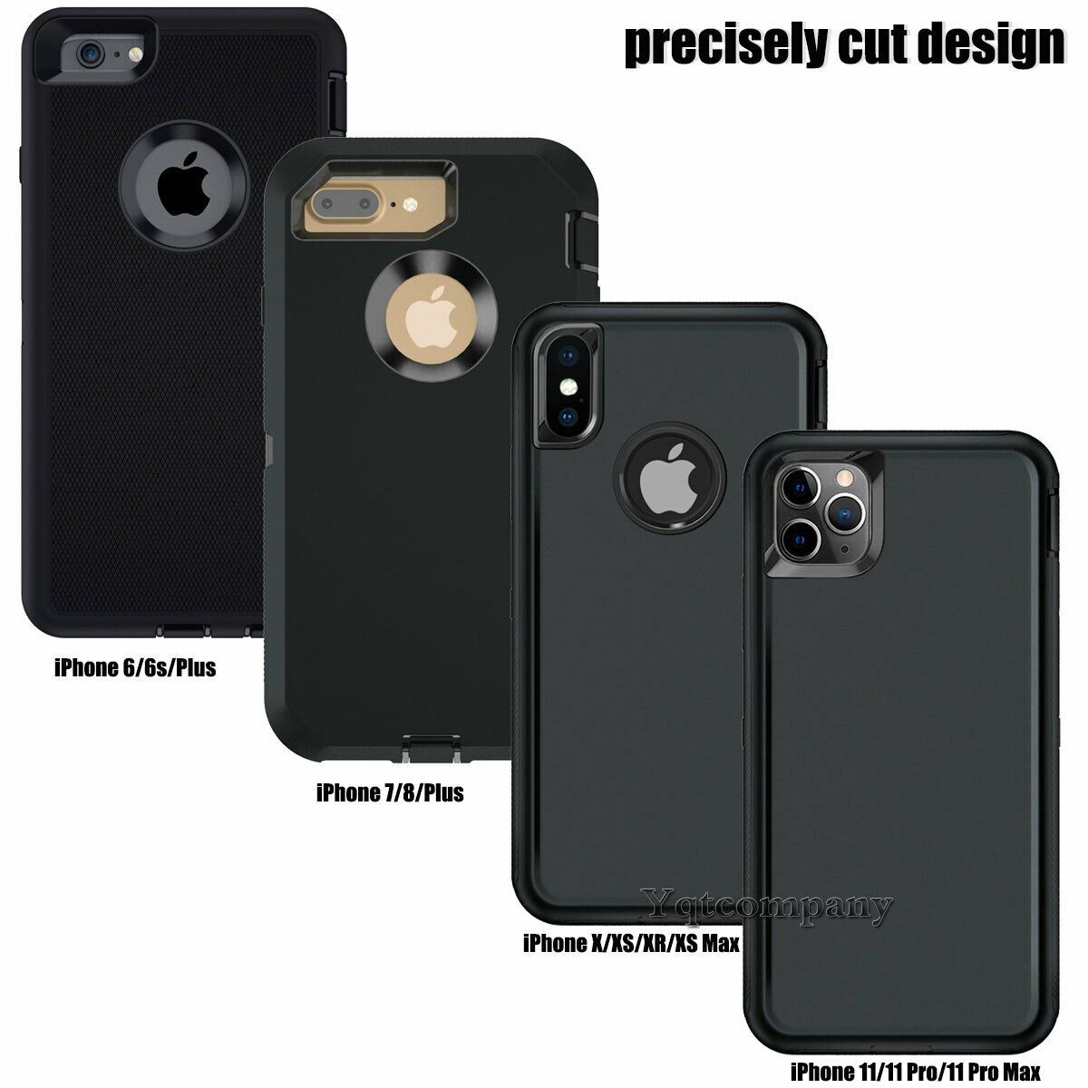 For iPhone 6s 7 8 Plus 11 Pro Max XR XS Max SE ULTRA SHOCKPROOF Armor Cover Case yqtcompany 