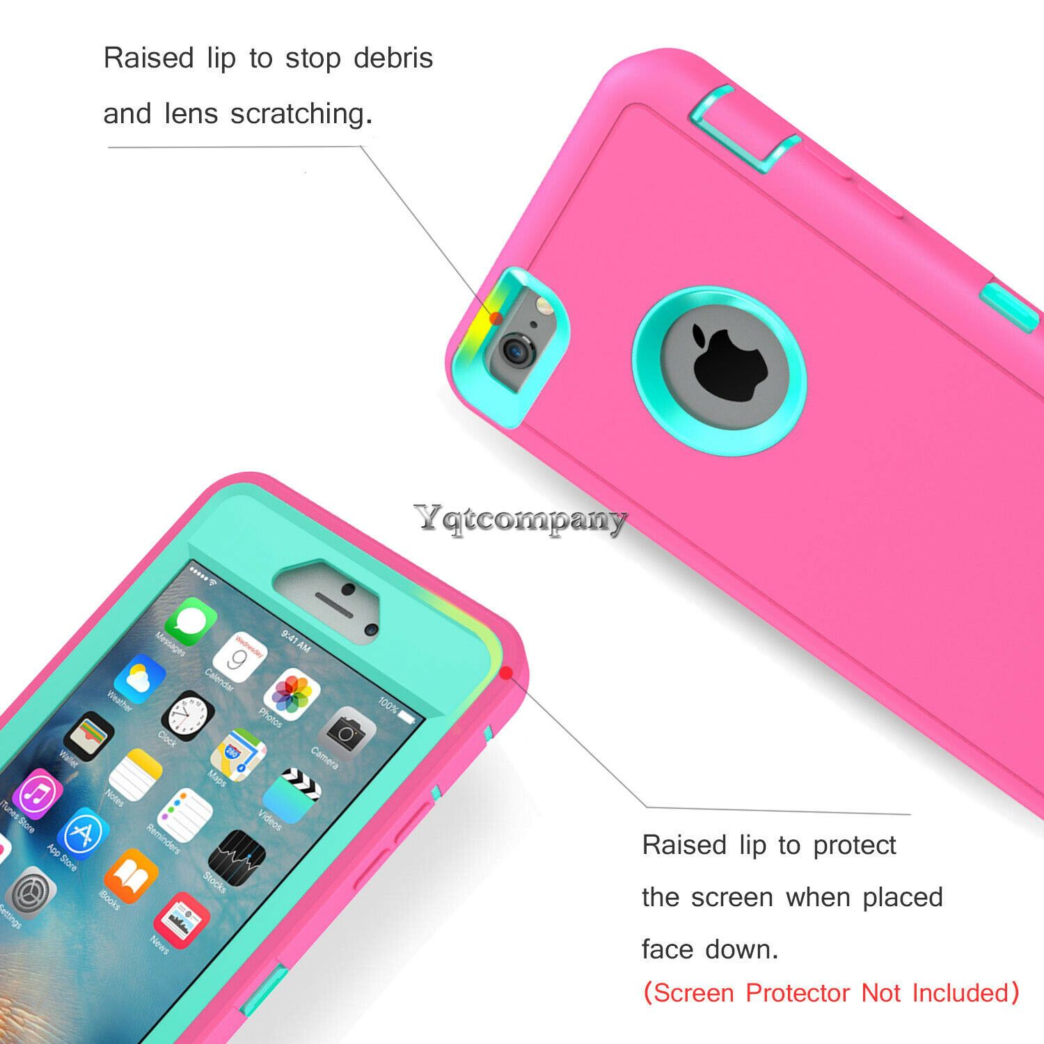For iPhone 6s 7 8 Plus 11 Pro Max XR XS Max SE ULTRA SHOCKPROOF Armor Cover Case yqtcompany 