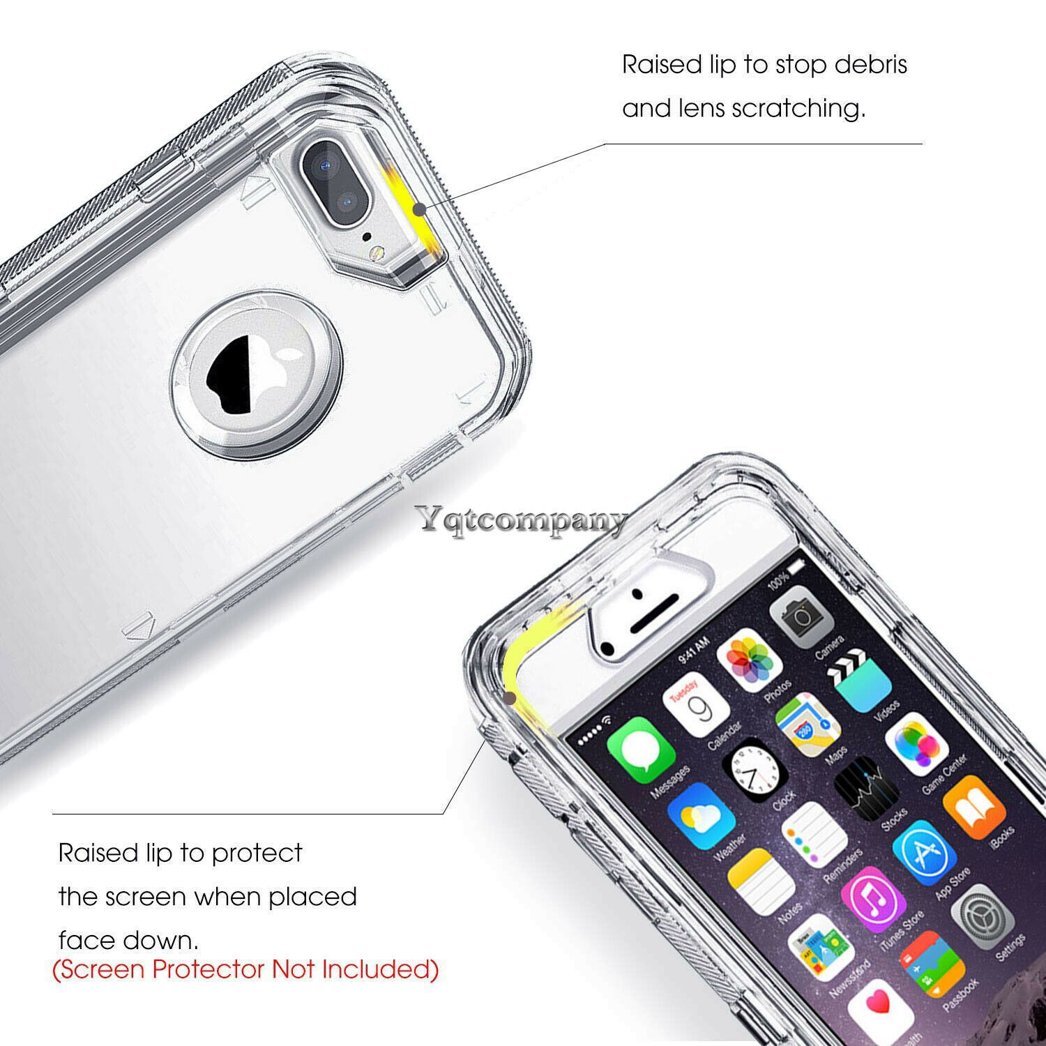 For iPhone 6s 7 8 Plus 11 Pro Max XR XS Max SE ULTRA SHOCKPROOF Armor Cover Case yqtcompany 