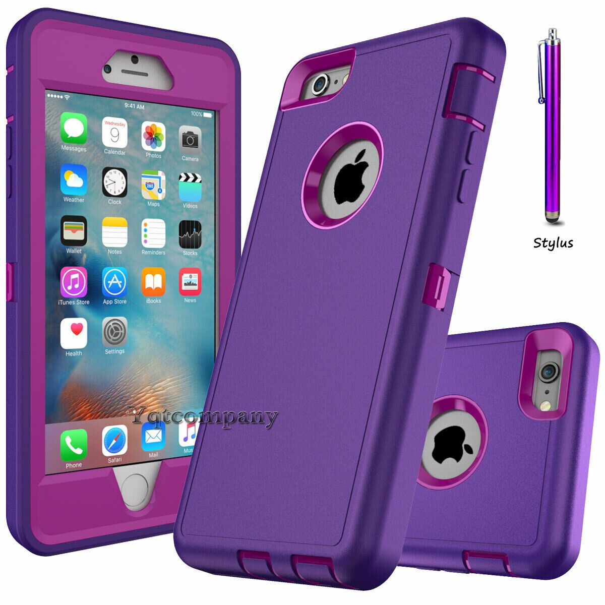 For iPhone 6s 7 8 Plus 11 Pro Max XR XS Max SE ULTRA SHOCKPROOF Armor Cover Case yqtcompany 