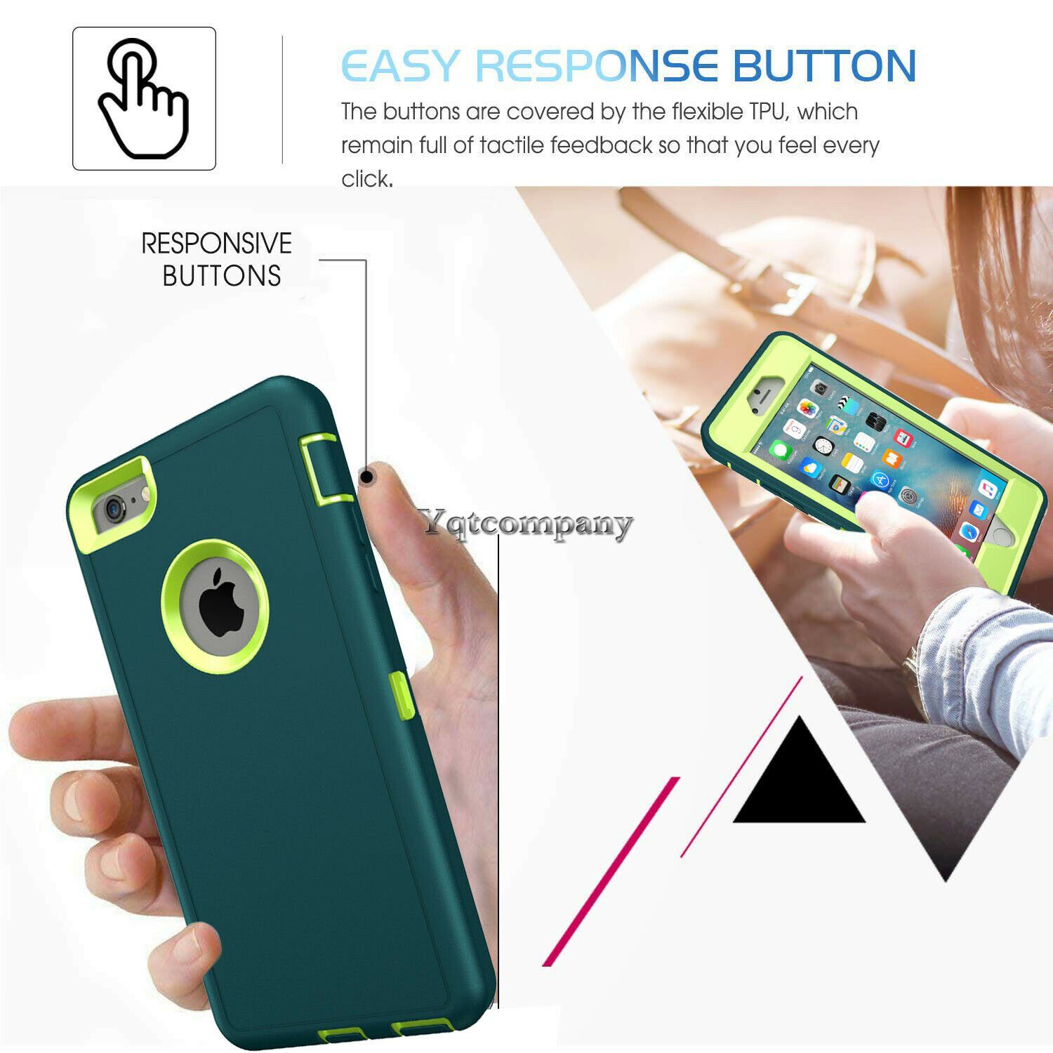 For iPhone 6s 7 8 Plus 11 Pro Max XR XS Max SE ULTRA SHOCKPROOF Armor Cover Case yqtcompany 