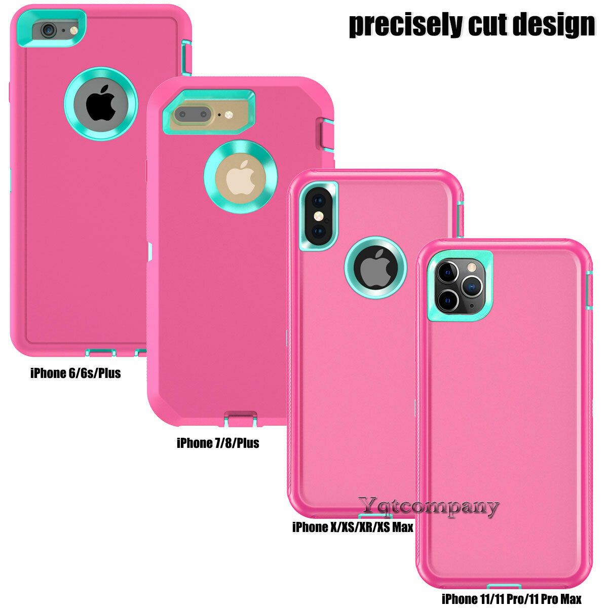 For iPhone 6s 7 8 Plus 11 Pro Max XR XS Max SE ULTRA SHOCKPROOF Armor Cover Case yqtcompany 