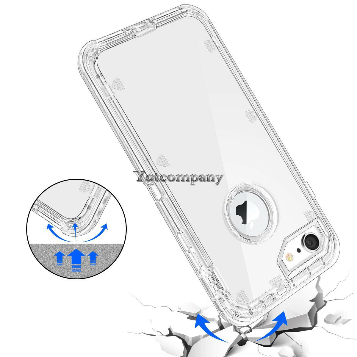 For iPhone 6s 7 8 Plus 11 Pro Max XR XS Max SE ULTRA SHOCKPROOF Armor Cover Case yqtcompany 