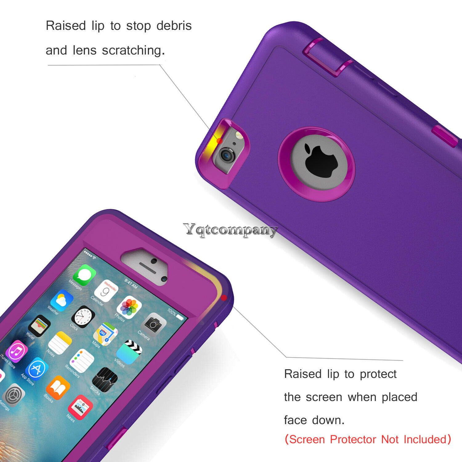 For iPhone 6s 7 8 Plus 11 Pro Max XR XS Max SE ULTRA SHOCKPROOF Armor Cover Case yqtcompany 