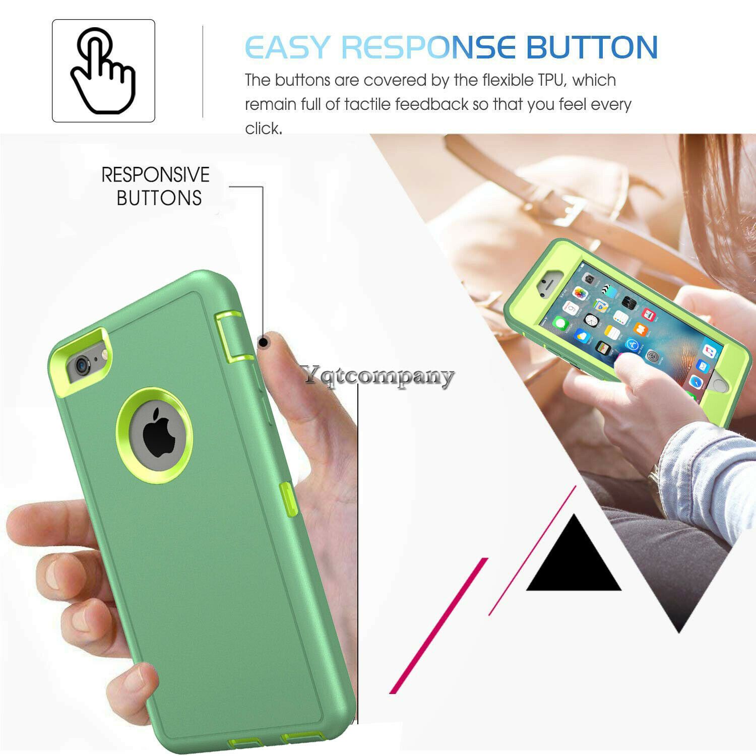 For iPhone 6s 7 8 Plus 11 Pro Max XR XS Max SE ULTRA SHOCKPROOF Armor Cover Case yqtcompany 