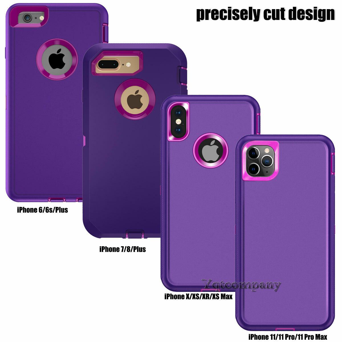 For iPhone 6s 7 8 Plus 11 Pro Max XR XS Max SE ULTRA SHOCKPROOF Armor Cover Case yqtcompany 
