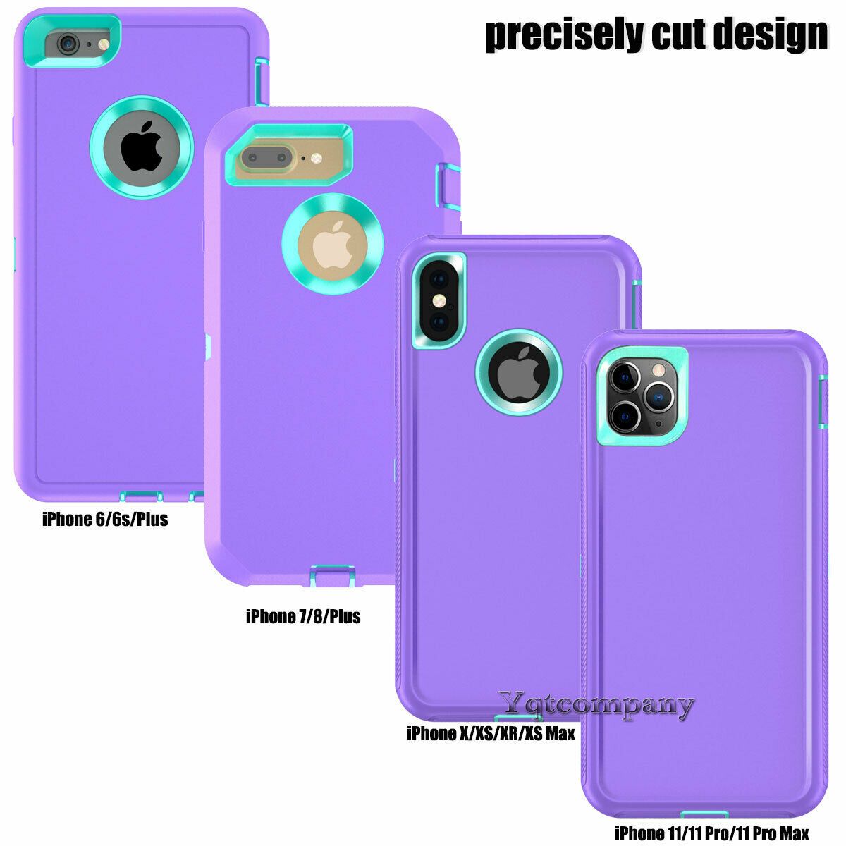 For iPhone 6s 7 8 Plus 11 Pro Max XR XS Max SE ULTRA SHOCKPROOF Armor Cover Case yqtcompany 