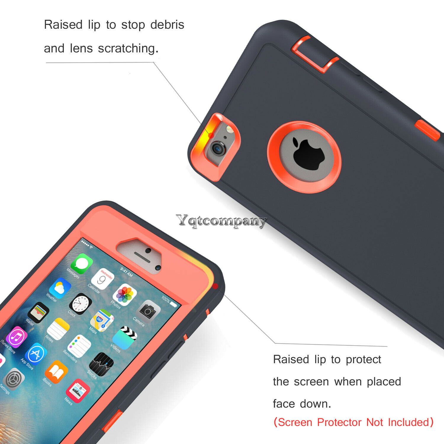 For iPhone 6s 7 8 Plus 11 Pro Max XR XS Max SE ULTRA SHOCKPROOF Armor Cover Case yqtcompany 