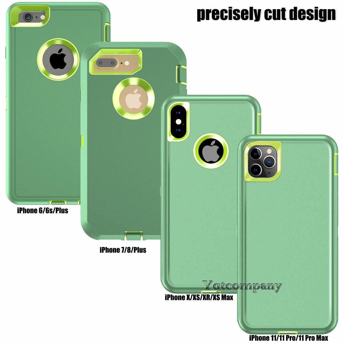 For iPhone 6s 7 8 Plus 11 Pro Max XR XS Max SE ULTRA SHOCKPROOF Armor Cover Case yqtcompany 