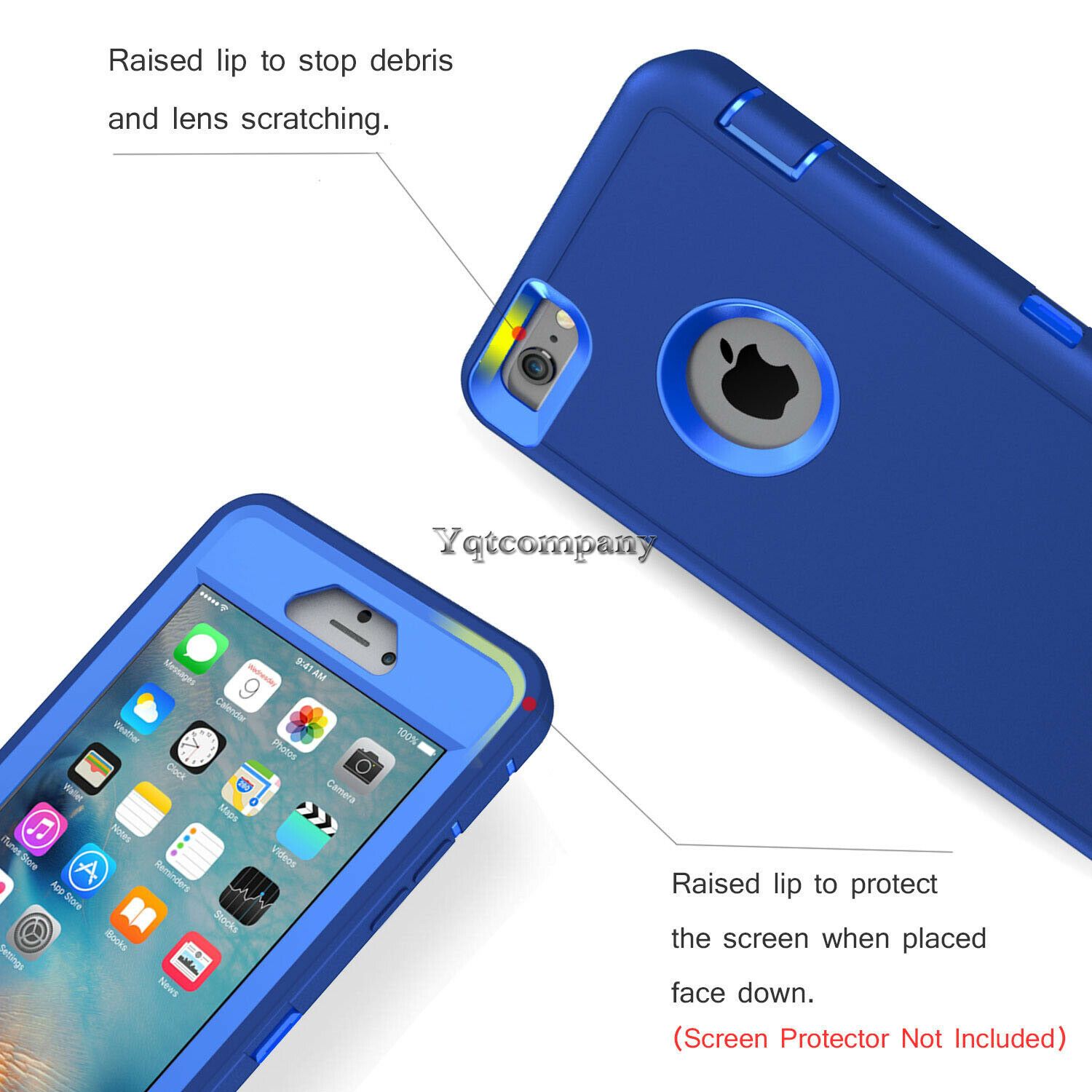 For iPhone 6s 7 8 Plus 11 Pro Max XR XS Max SE ULTRA SHOCKPROOF Armor Cover Case yqtcompany 