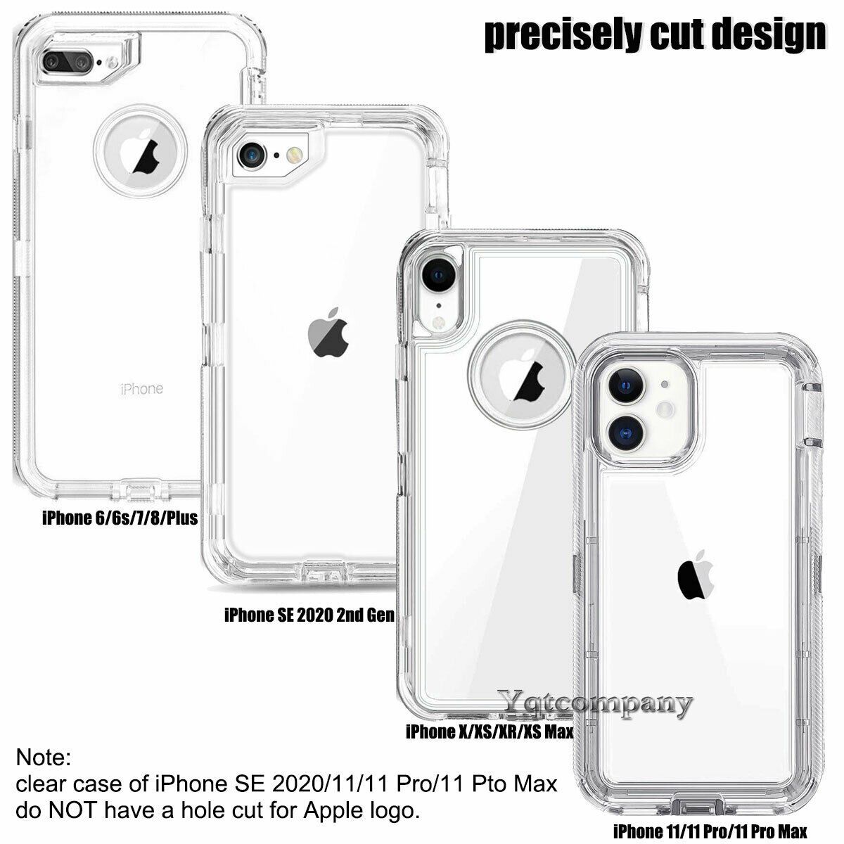 For iPhone 6s 7 8 Plus 11 Pro Max XR XS Max SE ULTRA SHOCKPROOF Armor Cover Case yqtcompany 