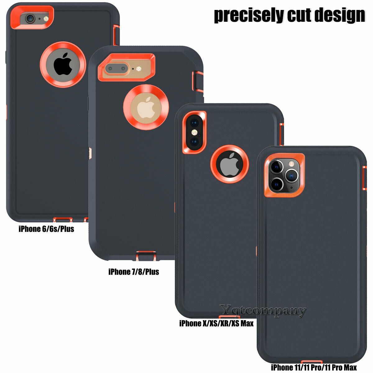 For iPhone 6s 7 8 Plus 11 Pro Max XR XS Max SE ULTRA SHOCKPROOF Armor Cover Case yqtcompany 