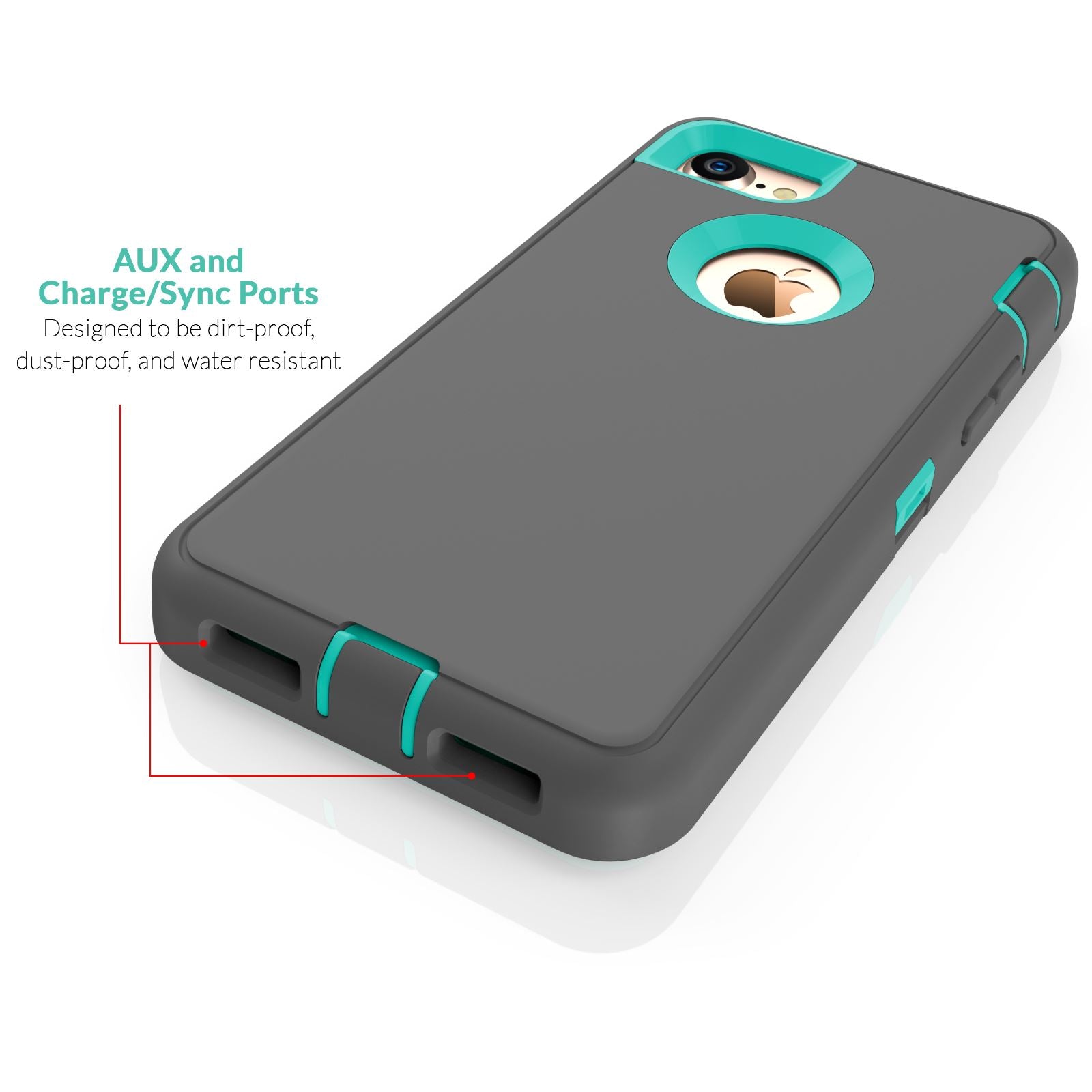 For iPhone 7 / 7 Plus 8 / 8 Plus Case Cover Protective Hybrid Rugged Shockproof alphaaccessmobile 
