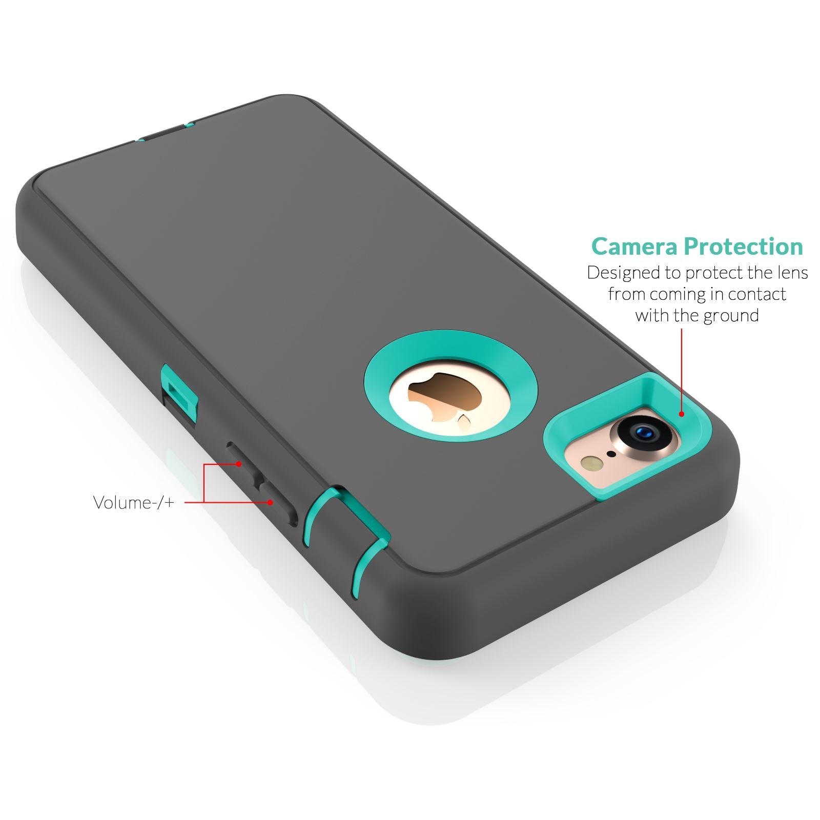 For iPhone 7 / 7 Plus 8 / 8 Plus Case Cover Protective Hybrid Rugged Shockproof alphaaccessmobile 