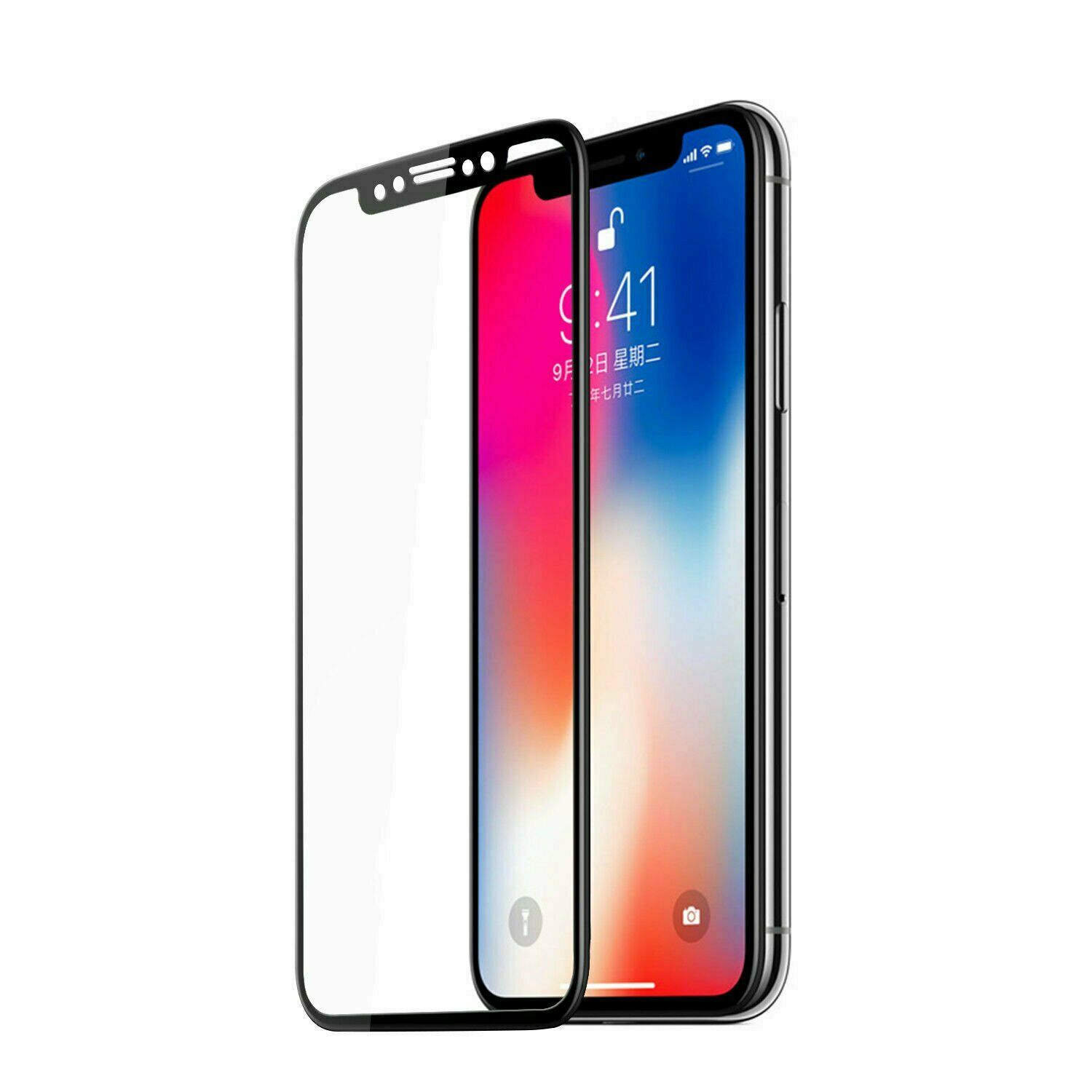 For iPhone X XS Max XR 11 Pro Full Coverage Tempered Glass Screen Protector techsensesolutionstechsensesolutions 