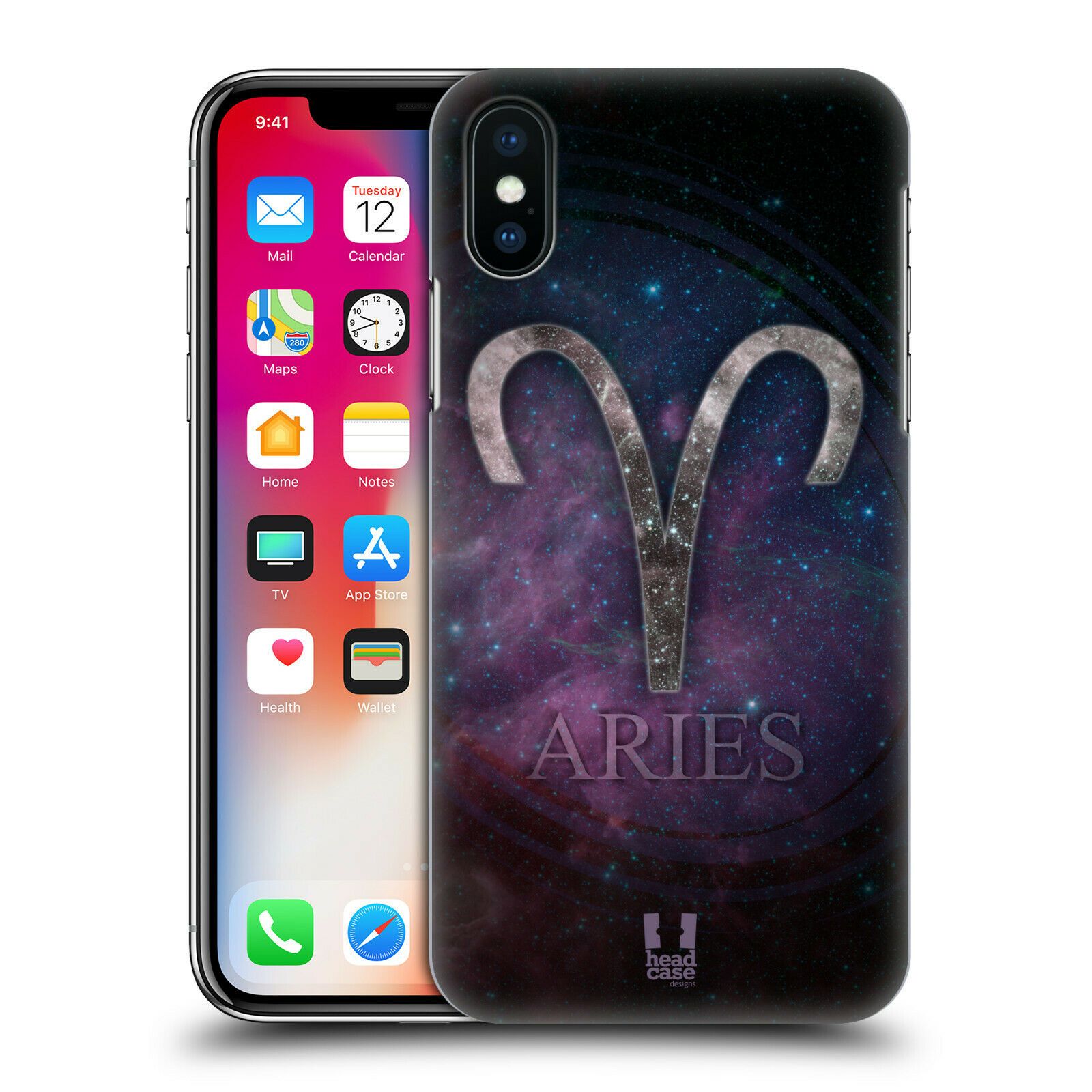 HEAD CASE DESIGNS NEBULA ZODIAC SYMBOLS BACK CASE FOR APPLE iPHONE PHONES iPhone Cases AtlasCase Aries iPhone 4 