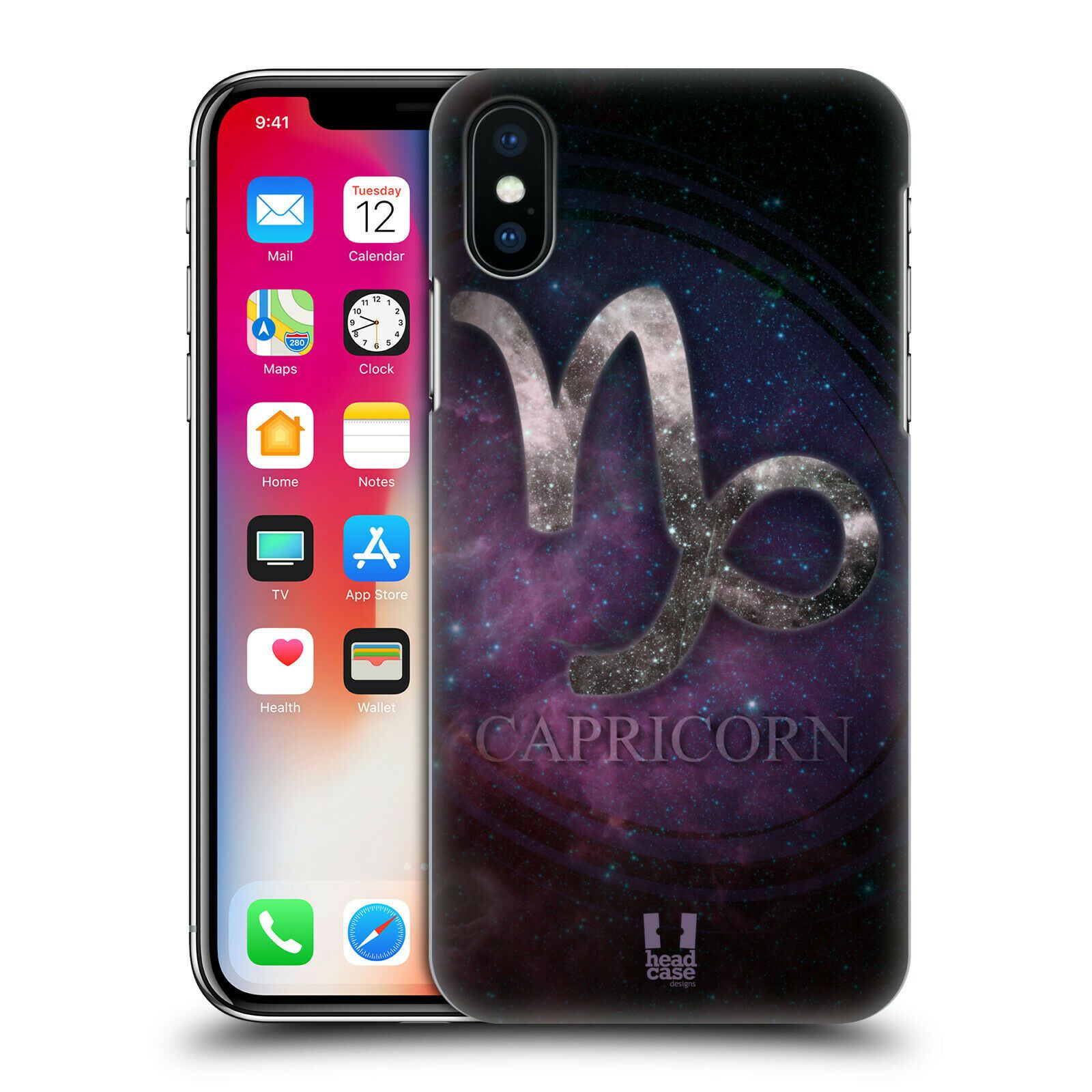 HEAD CASE DESIGNS NEBULA ZODIAC SYMBOLS BACK CASE FOR APPLE iPHONE PHONES iPhone Cases AtlasCase Capricorn iPhone 4 