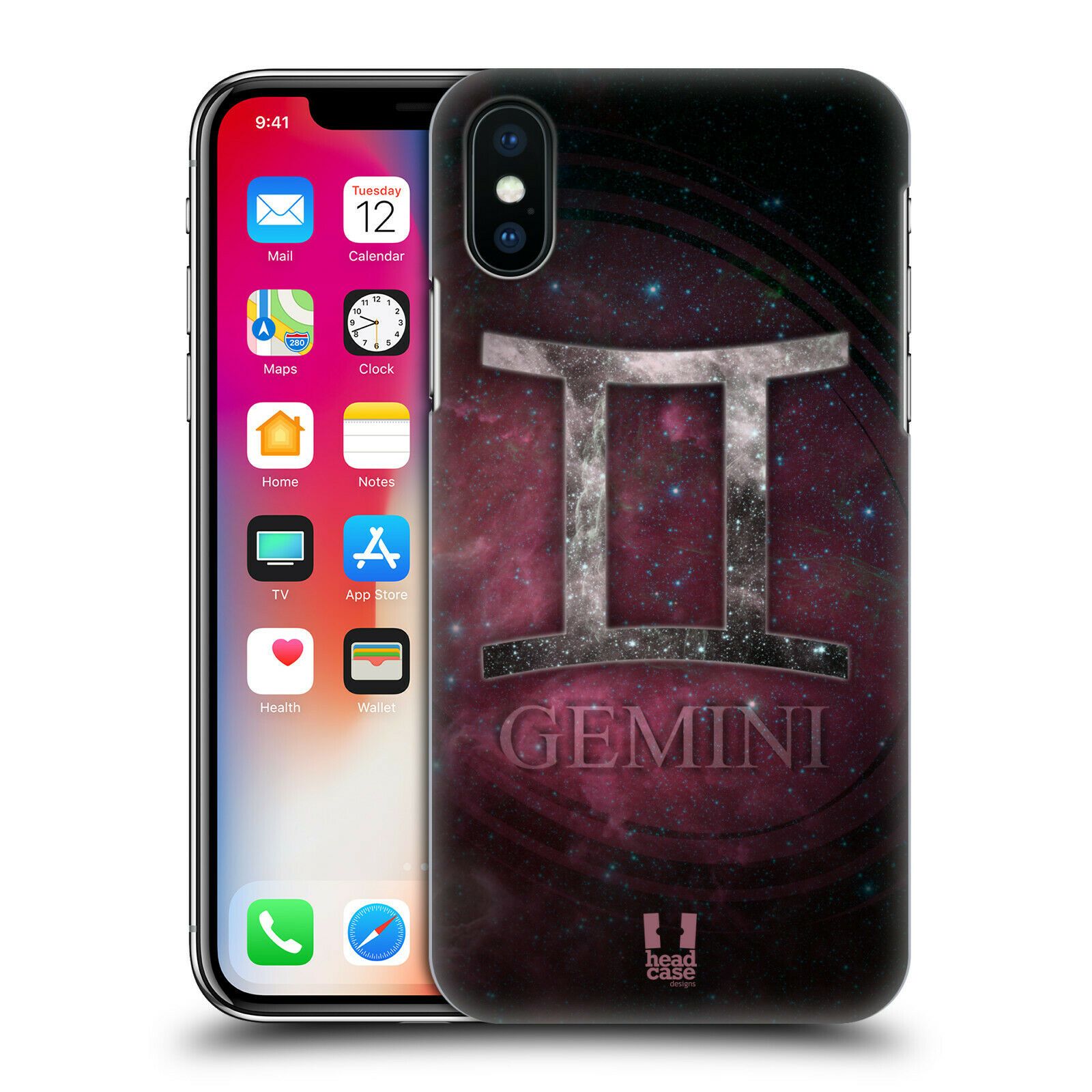 HEAD CASE DESIGNS NEBULA ZODIAC SYMBOLS BACK CASE FOR APPLE iPHONE PHONES iPhone Cases AtlasCase Gemini iPhone 4 