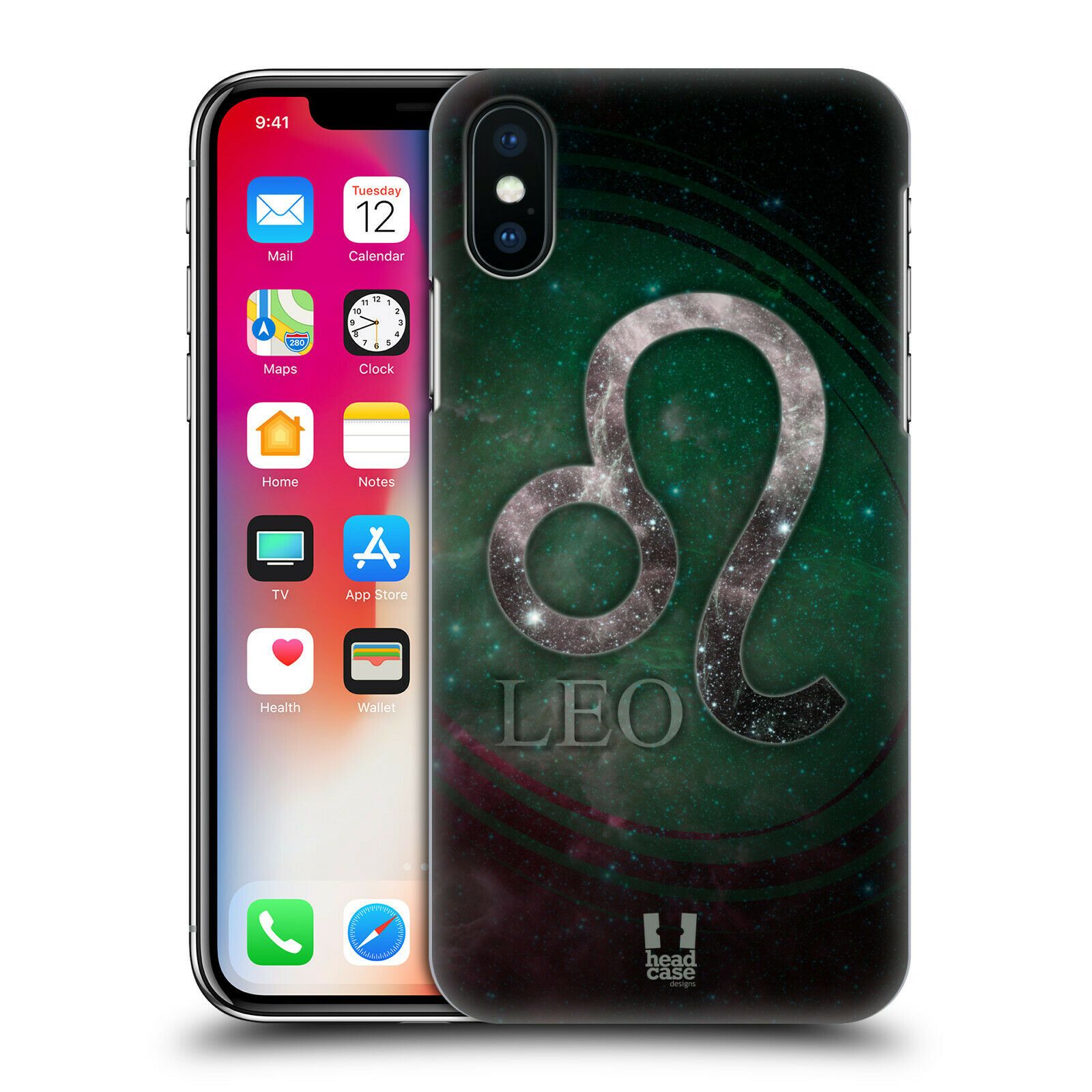 HEAD CASE DESIGNS NEBULA ZODIAC SYMBOLS BACK CASE FOR APPLE iPHONE PHONES iPhone Cases AtlasCase Leo iPhone 4 