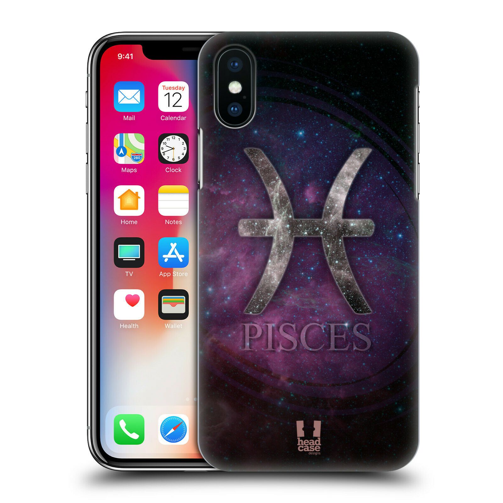 HEAD CASE DESIGNS NEBULA ZODIAC SYMBOLS BACK CASE FOR APPLE iPHONE PHONES iPhone Cases AtlasCase Pisces iPhone 4 
