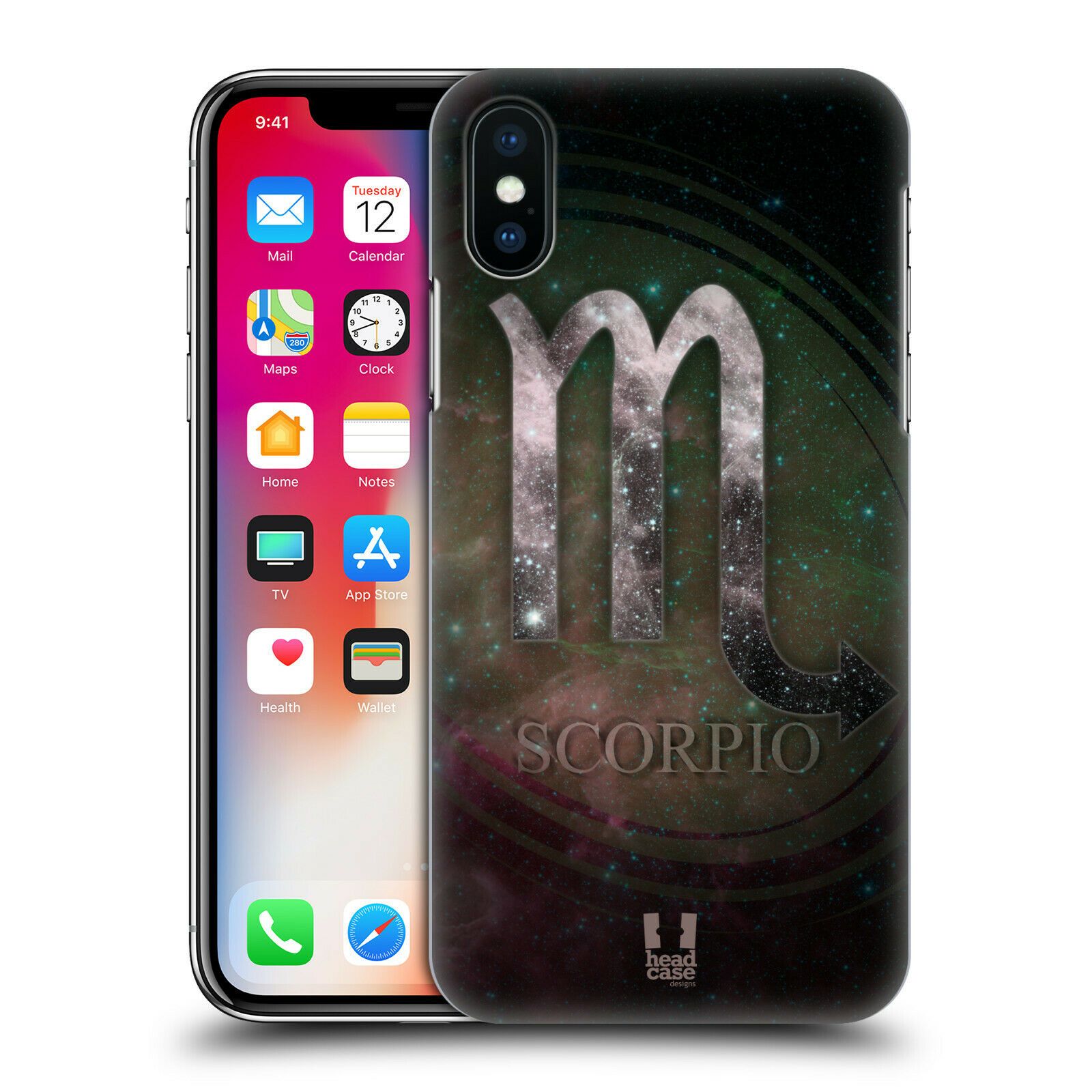 HEAD CASE DESIGNS NEBULA ZODIAC SYMBOLS BACK CASE FOR APPLE iPHONE PHONES iPhone Cases AtlasCase Scorpio iPhone 4 