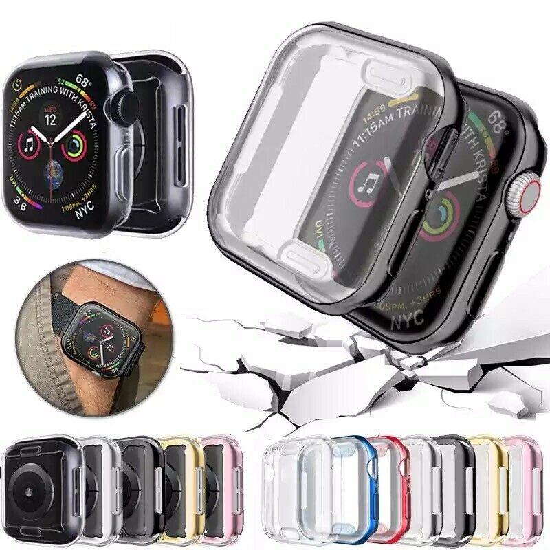 iWatch Apple Watch Series 4 3 2 1 Tpu protector Cover Case with Screen 38mm 42mm rainbow-tech.21 