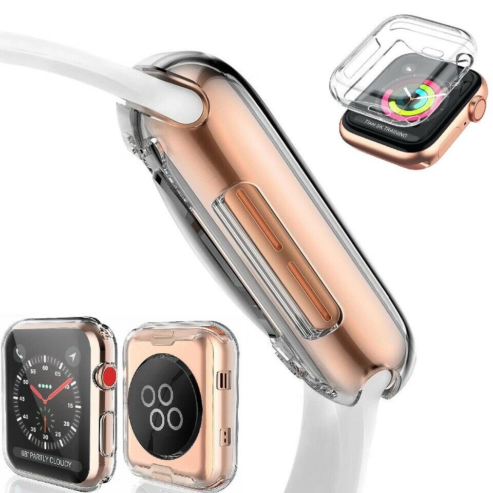 iWatch Apple Watch Series 4 3 2 1 Tpu protector Cover Case with Screen 38mm 42mm rainbow-tech.21 