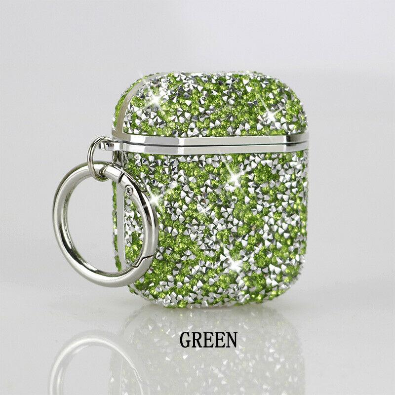 Keychain Charing Protective Case Bling Glitter Cover For Apple Airpods Pro/1/2 easyshops*easyshops* 
