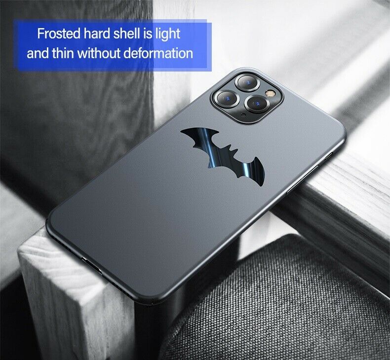 Luxury Ultra-thin Metal Batman Matte Case For iPhone 11 PRO MAX XR XS X 8 7 6 S best-store92 