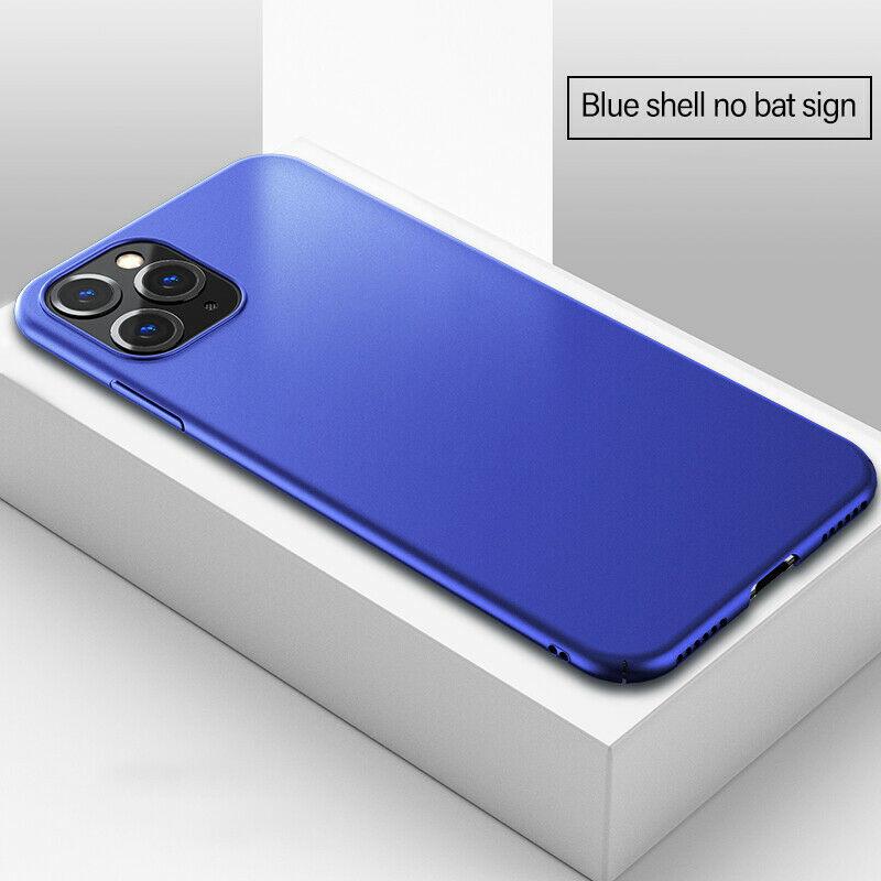 Luxury Ultra-thin Metal Batman Matte Case For iPhone 11 PRO MAX XR XS X 8 7 6 S best-store92 Blue For iPhone 11 Pro Max 