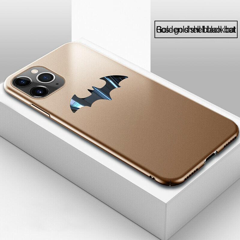 Luxury Ultra-thin Metal Batman Matte Case For iPhone 11 PRO MAX XR XS X 8 7 6 S best-store92 Gold Balck Bat For iPhone 11 Pro Max 