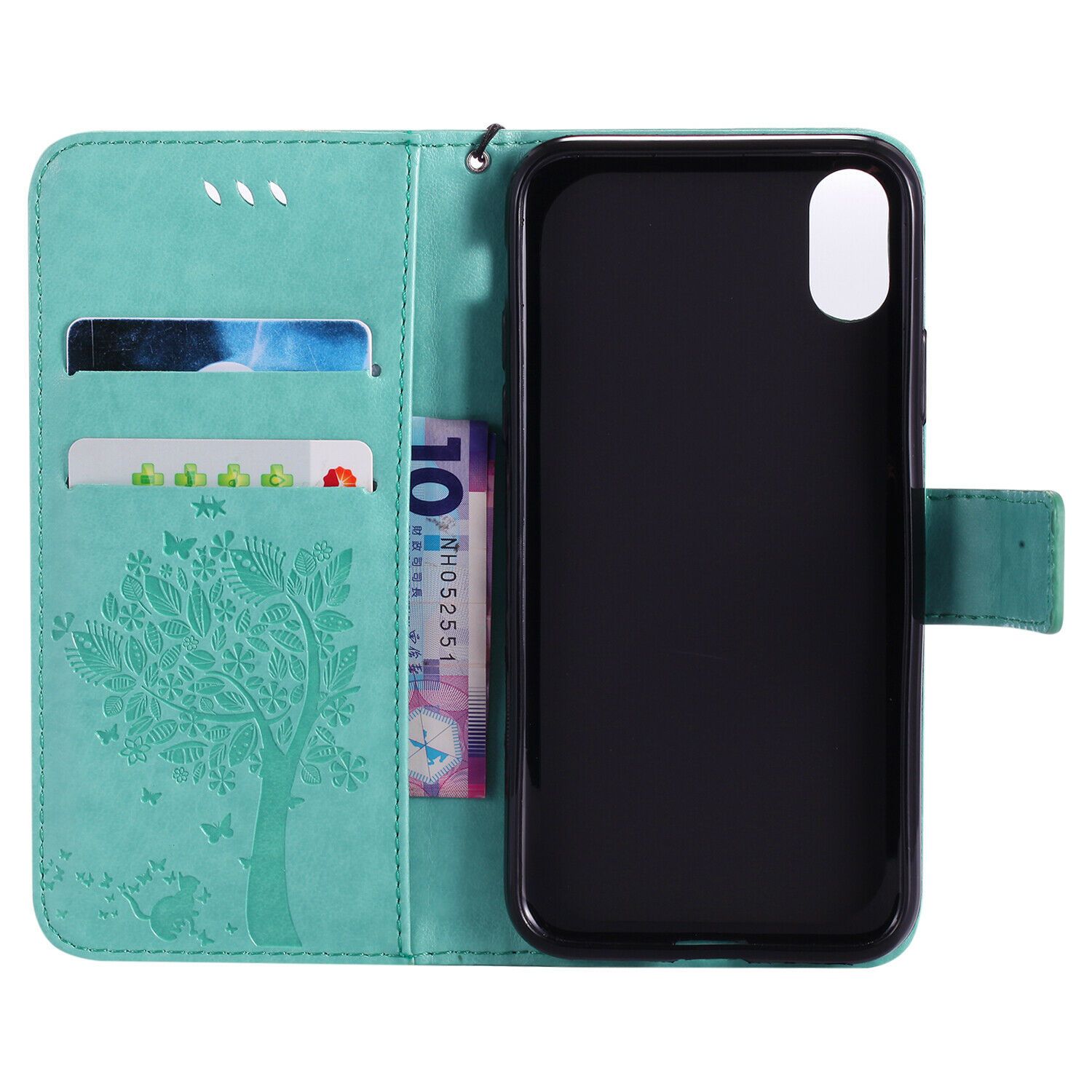 Magnetic Leather Wallet Case For iPhone 8 7 6s Plus X XS MAX XR Flip Cover Stand stekim-92 