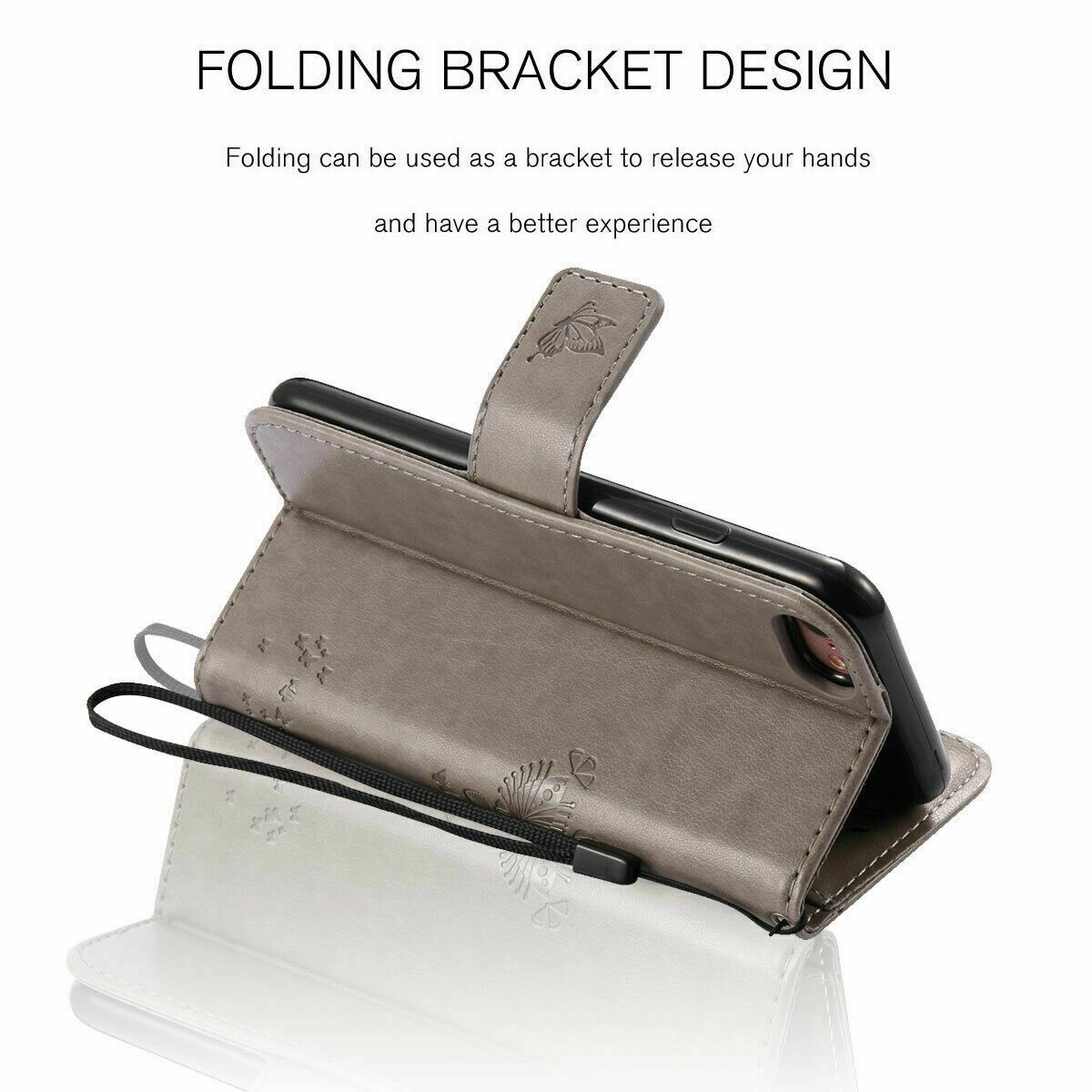 Magnetic Leather Wallet Case For iPhone 8 7 6s Plus X XS MAX XR Flip Cover Stand stekim-92 