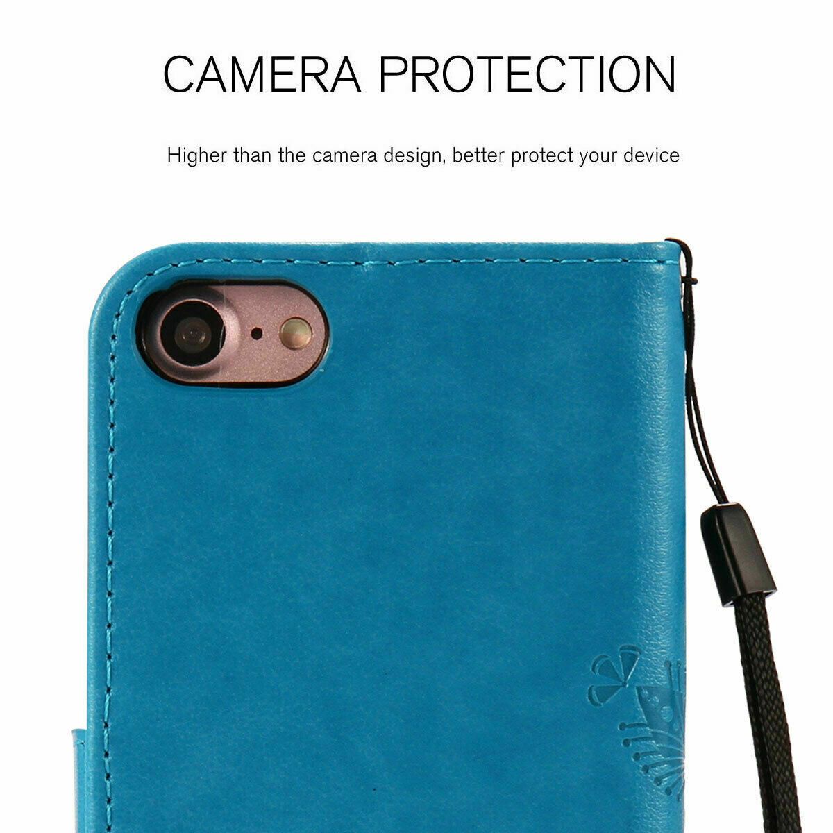 Magnetic Leather Wallet Case For iPhone 8 7 6s Plus X XS MAX XR Flip Cover Stand stekim-92 