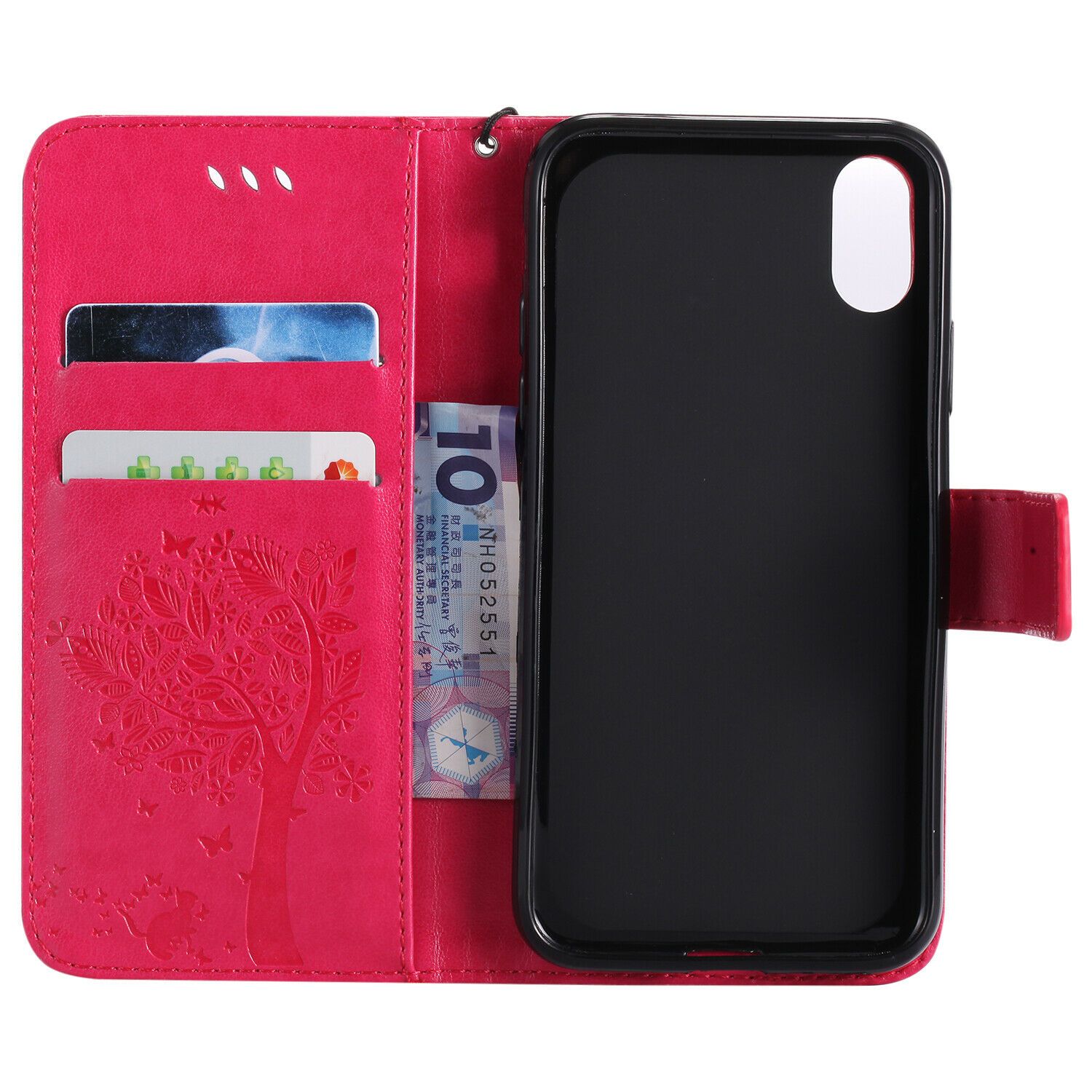 Magnetic Leather Wallet Case For iPhone 8 7 6s Plus X XS MAX XR Flip Cover Stand stekim-92 