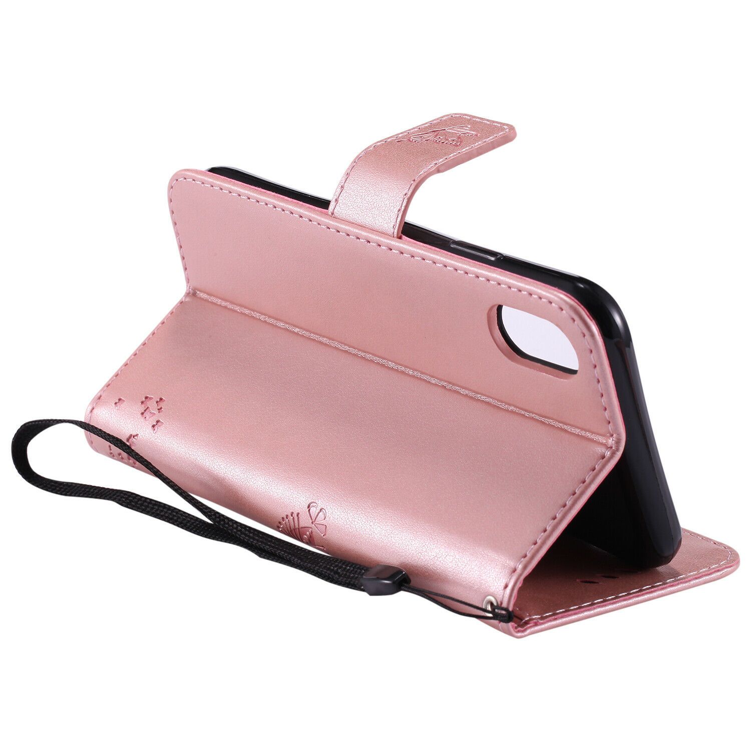 Magnetic Leather Wallet Case For iPhone 8 7 6s Plus X XS MAX XR Flip Cover Stand stekim-92 