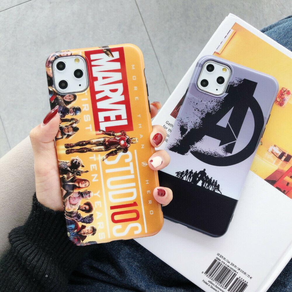 Man Cool Marvel Car Soft Slim Phone Case Cover For iPhone11Pro XsMax 6s 8Plus XR iPhone Cases AtlasCase 