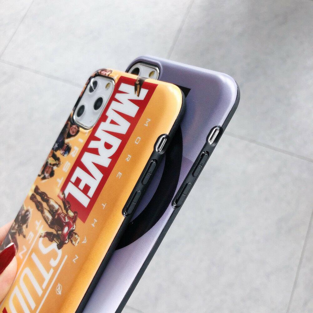 Man Cool Marvel Car Soft Slim Phone Case Cover For iPhone11Pro XsMax 6s 8Plus XR iPhone Cases AtlasCase 