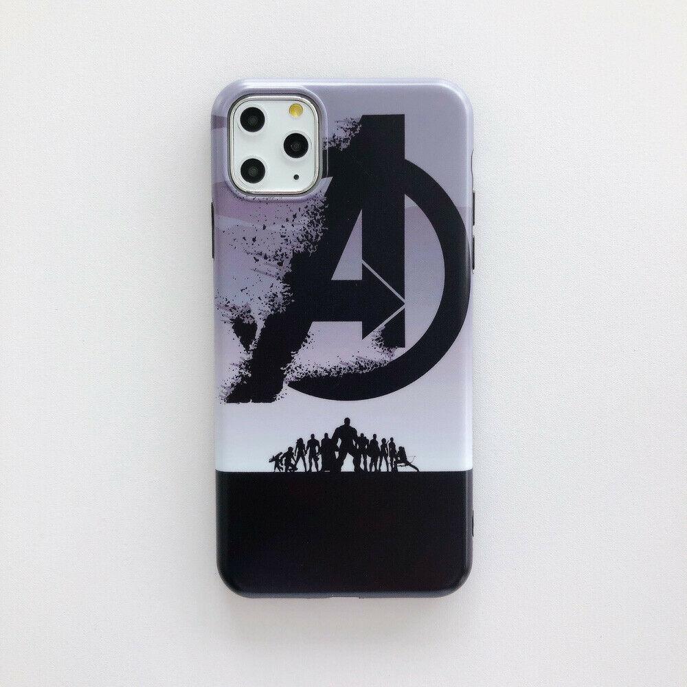 Man Cool Marvel Car Soft Slim Phone Case Cover For iPhone11Pro XsMax 6s 8Plus XR iPhone Cases AtlasCase 