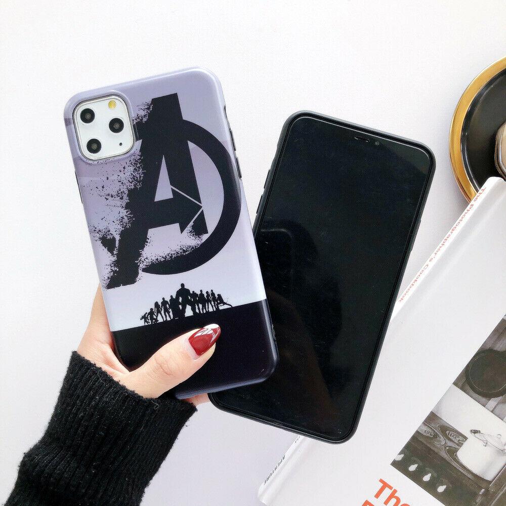 Man Cool Marvel Car Soft Slim Phone Case Cover For iPhone11Pro XsMax 6s 8Plus XR iPhone Cases AtlasCase 