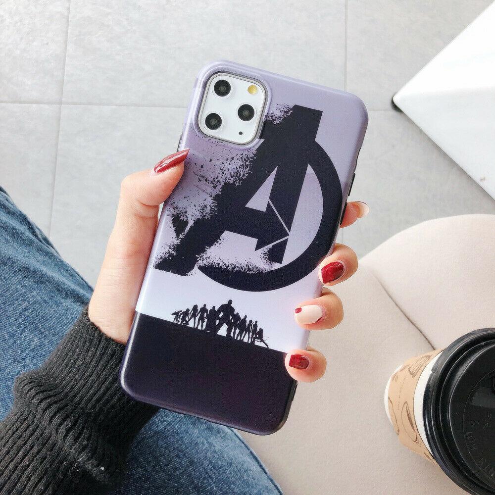 Man Cool Marvel Car Soft Slim Phone Case Cover For iPhone11Pro XsMax 6s 8Plus XR iPhone Cases AtlasCase 