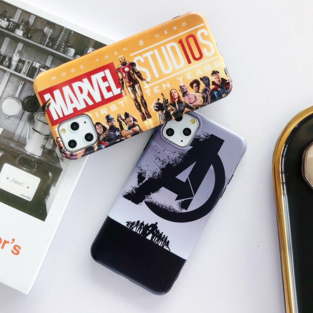 Man Cool Marvel Car Soft Slim Phone Case Cover For iPhone11Pro XsMax 6s 8Plus XR iPhone Cases AtlasCase 