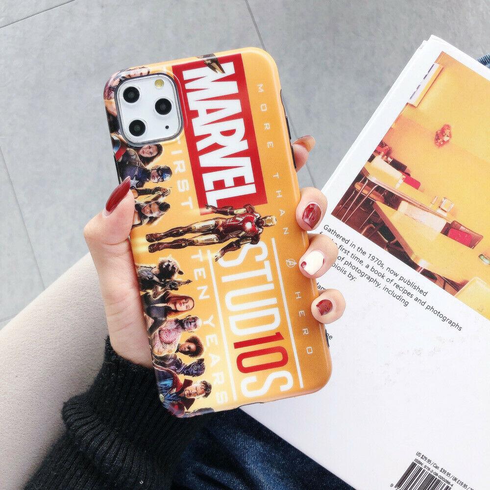 Man Cool Marvel Car Soft Slim Phone Case Cover For iPhone11Pro XsMax 6s 8Plus XR iPhone Cases AtlasCase For iPhone 6/6s #1 