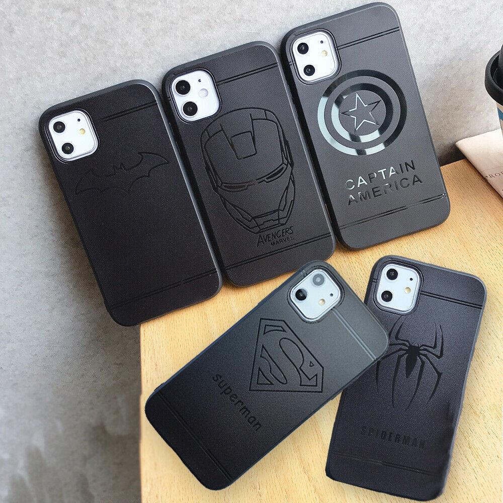 Man Marvel Spiderman Ironman Soft Phone Case Cover For iPhone11ProMax 8Plus XR iPhone Cases AtlasCase 