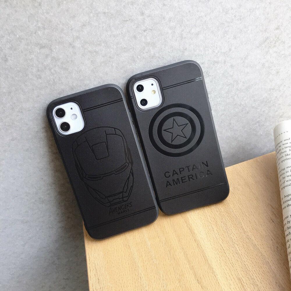 Man Marvel Spiderman Ironman Soft Phone Case Cover For iPhone11ProMax 8Plus XR iPhone Cases AtlasCase 
