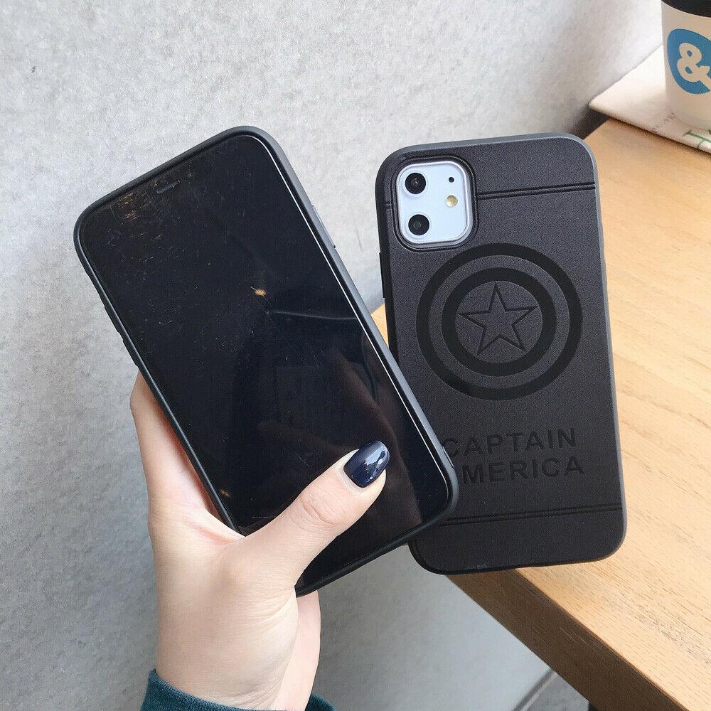 Man Marvel Spiderman Ironman Soft Phone Case Cover For iPhone11ProMax 8Plus XR iPhone Cases AtlasCase 
