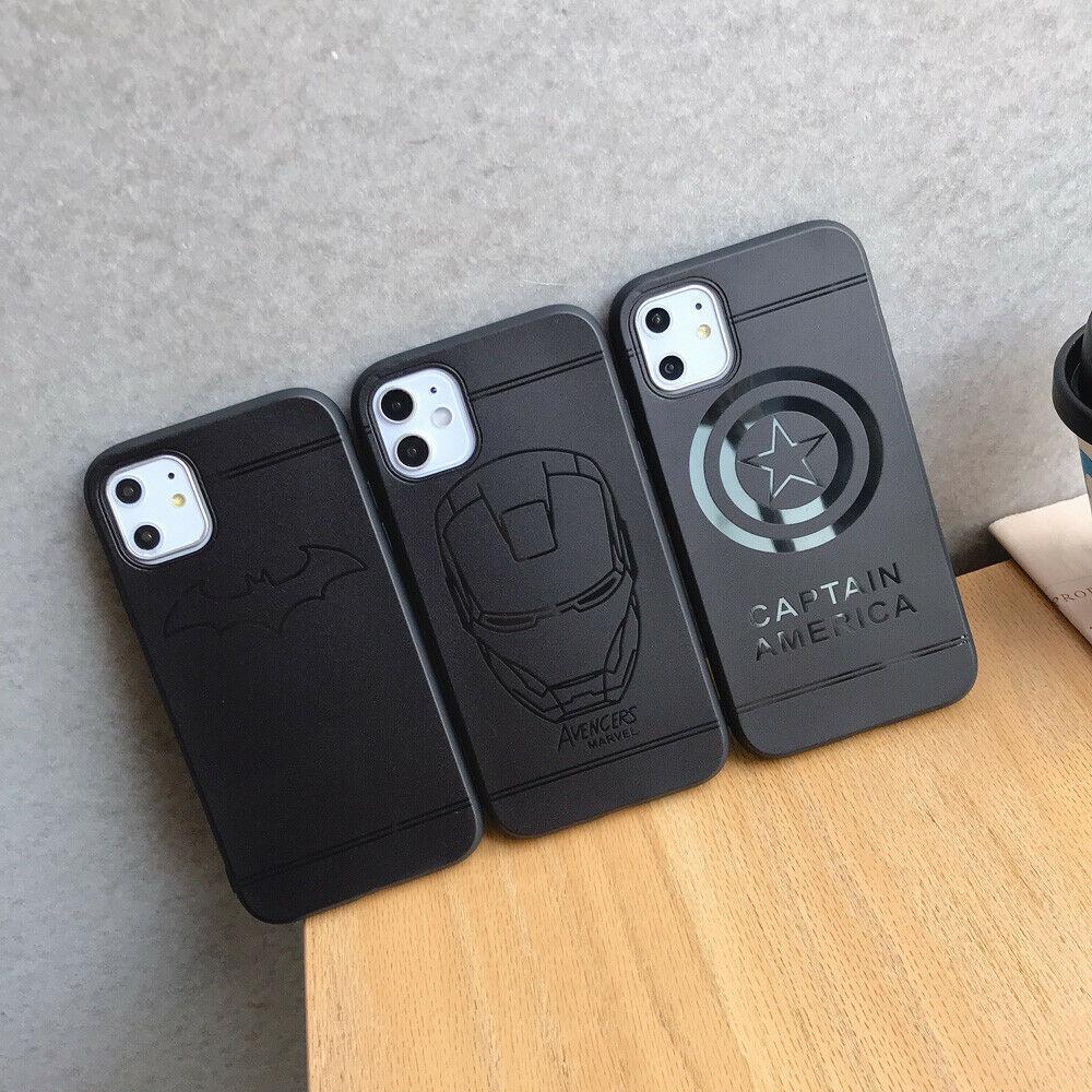 Man Marvel Spiderman Ironman Soft Phone Case Cover For iPhone11ProMax 8Plus XR iPhone Cases AtlasCase 