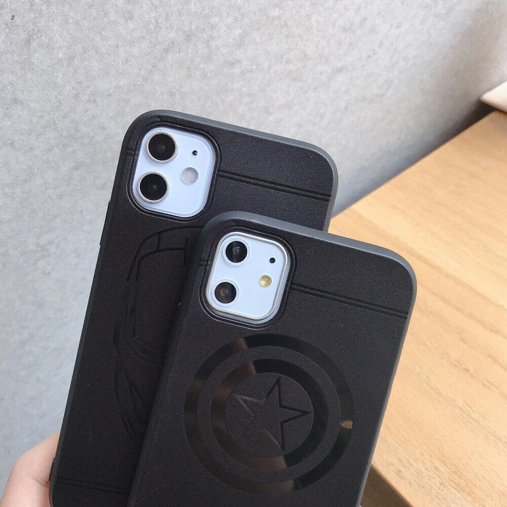 Man Marvel Spiderman Ironman Soft Phone Case Cover For iPhone11ProMax 8Plus XR iPhone Cases AtlasCase 